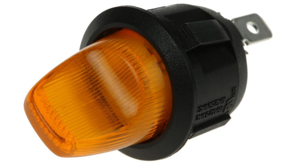 Miniature Toggle Switch ON-OFF 16 A 1NO Tab Terminal, 4.8 x 0.8 mm